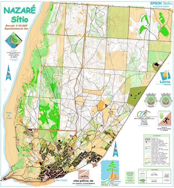 (8) - Mapa Nazaré Sítio-Portugal - Out2000.