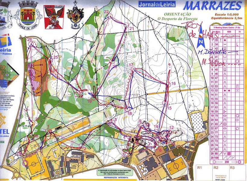 (9) - Mapa Marrazes I-Portugal - Out2000.