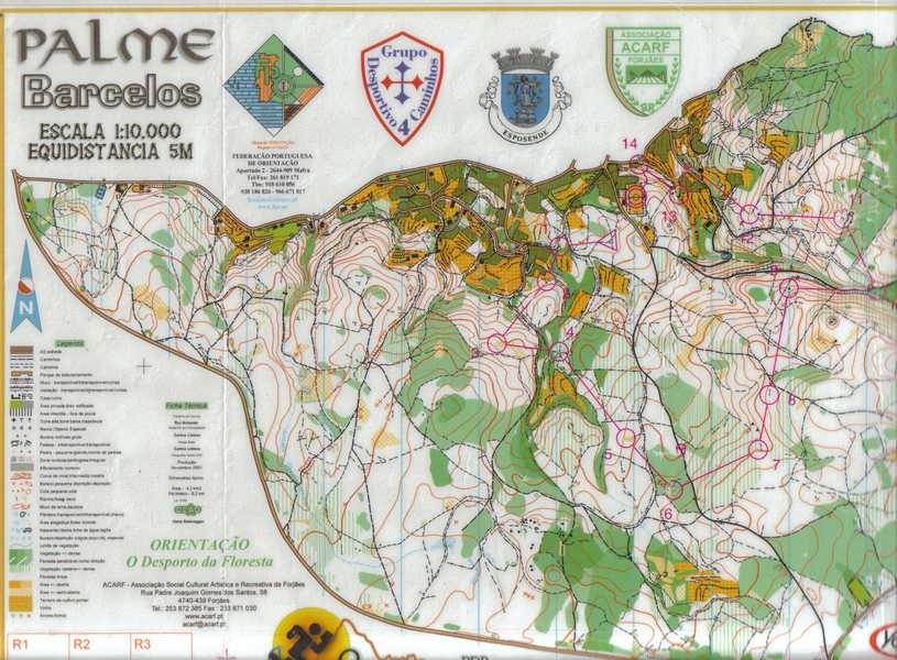 (18) Mapa de Palme-Portugal - Aot2001.