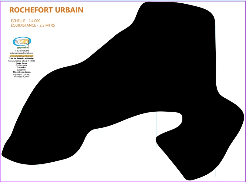 (246) - Rouchefort du Gard Map 2020/ France/Julho2020