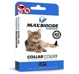 Max Biocide Coleira Antiparasitaria Natural - Gatos  