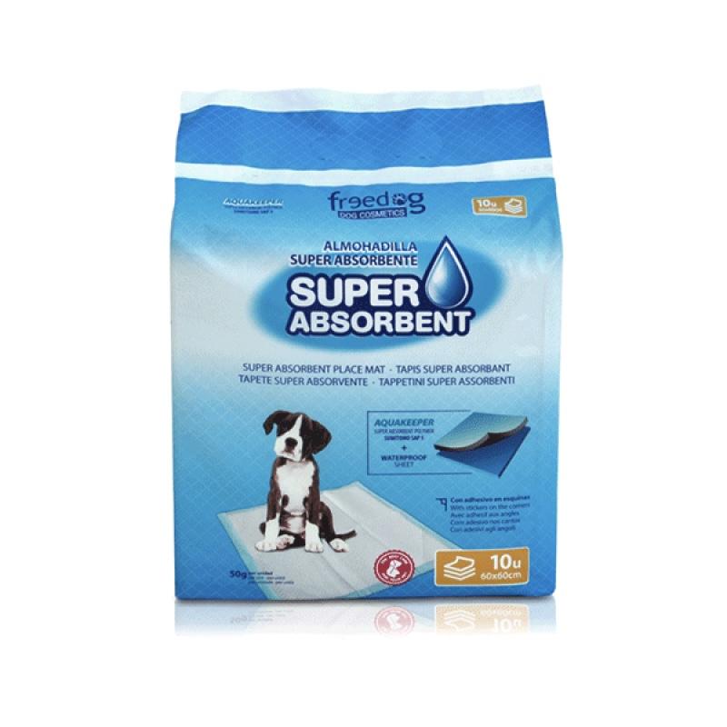 Tapetes Freedog super absorventes 60X90 CM - 10 UNIDADES