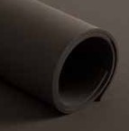 Folha de borracha celular EPDM preto