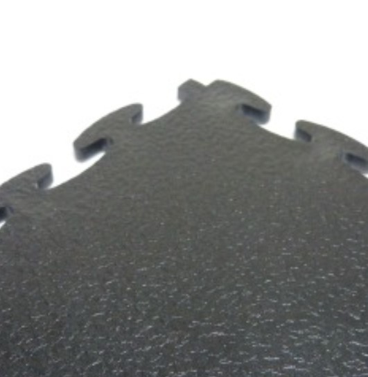Telhas interligadas PVC aparncia couro