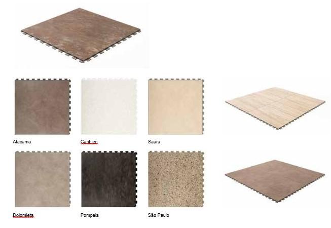 Telhas interligadas PVC design