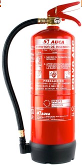 Extintor de incndio 6Kg. ABC PP6PS N CE em p. Presso permanente