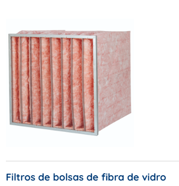 Filtros de bolsas de fibra de vidro