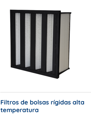 Filtros de bolsas r�gidas alta temperatura