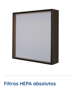 Filtros HEPA absolutos