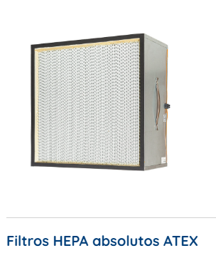 Filtros HEPA absolutos ATEX