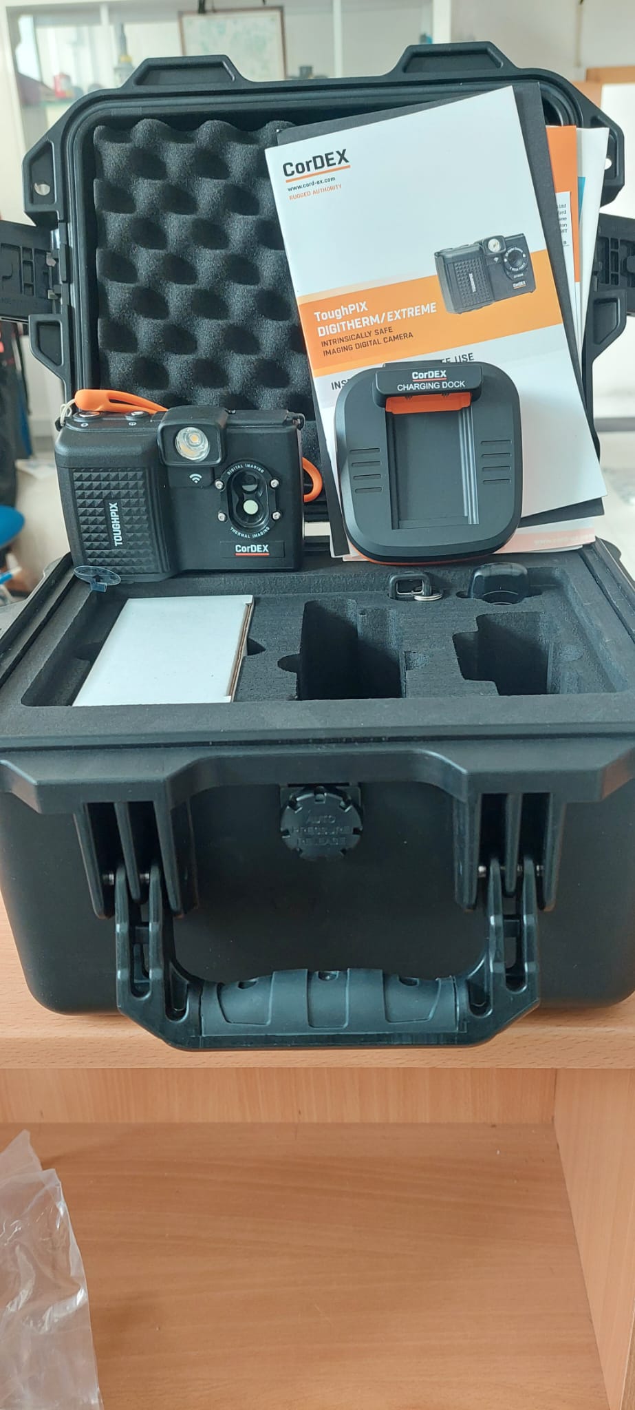 Mquina fotogrfica Atex e IECEx- TOUGHPIX DIGITHERM 