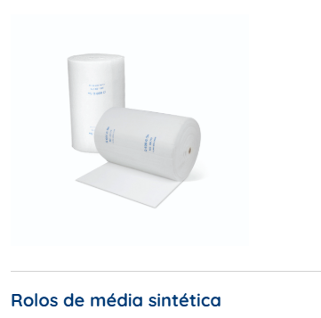 Rolos de m�dia sint�tica