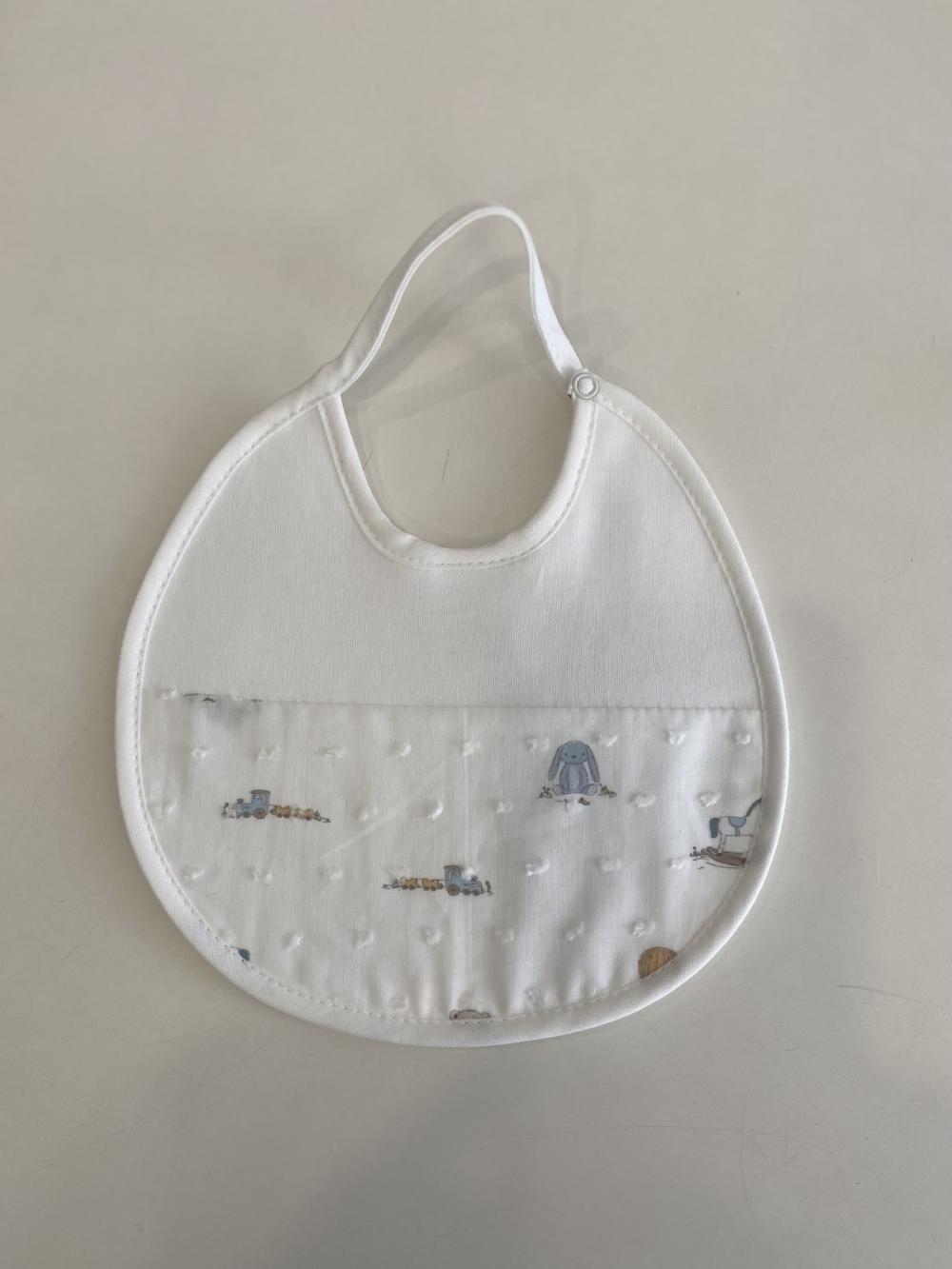 Babete algodão redonda ´Toys´ da Mighty Love