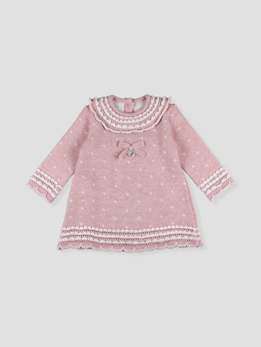 Vestido tricot rosa da Foque