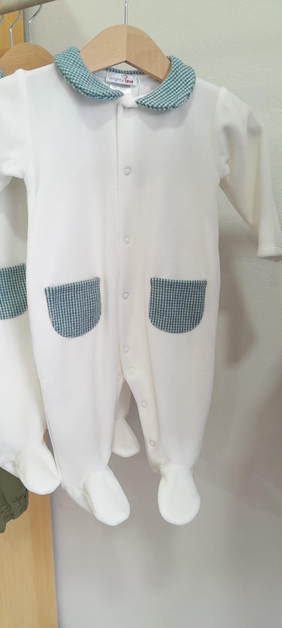 Babygrow c/bolsos Vichy da Mighty Love
