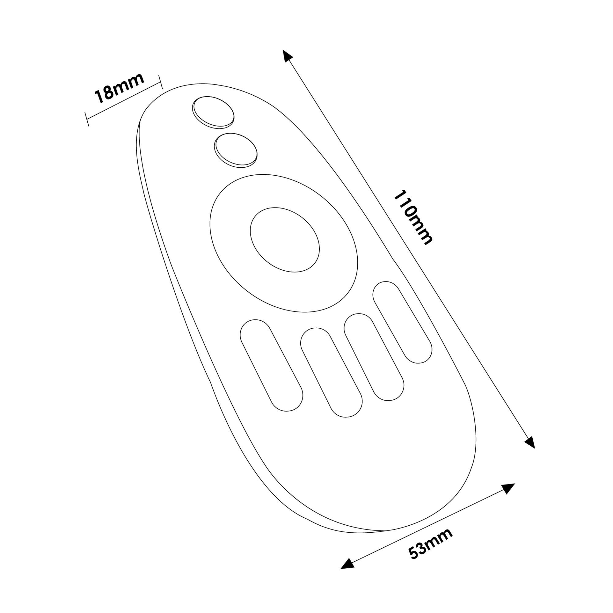 CONTROL REMOTO RF PARA DIMMER