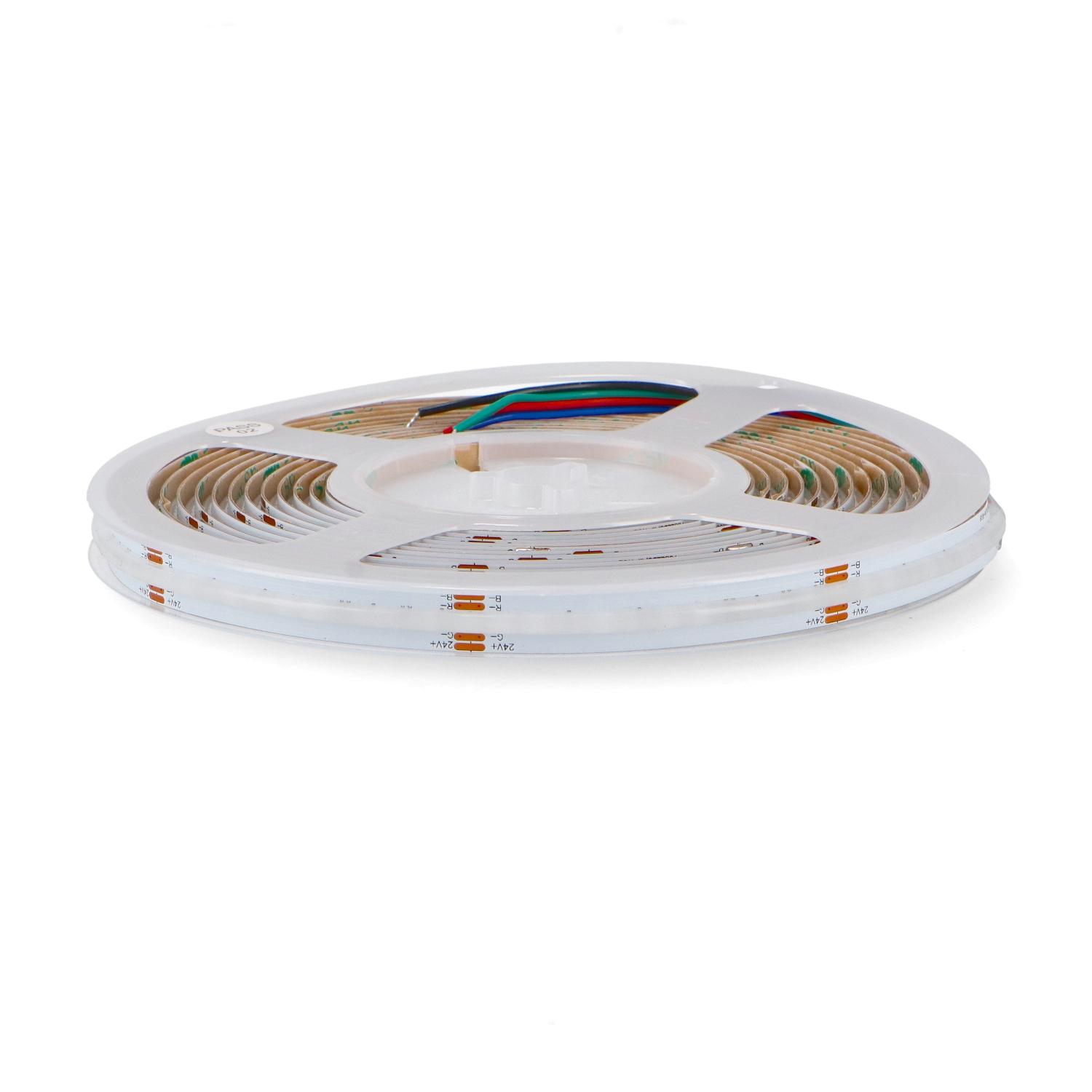 FITA LED 24V DC COBLED NAKE IP 20 RGB 15W 5M