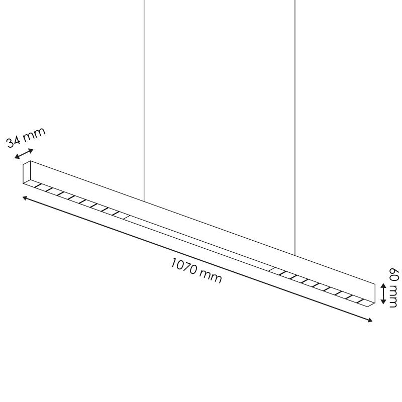 LAMPADA LINEAR VIENA B