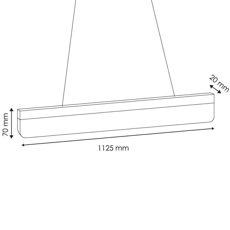 LAMPADA LINEAR LED VISION 30W