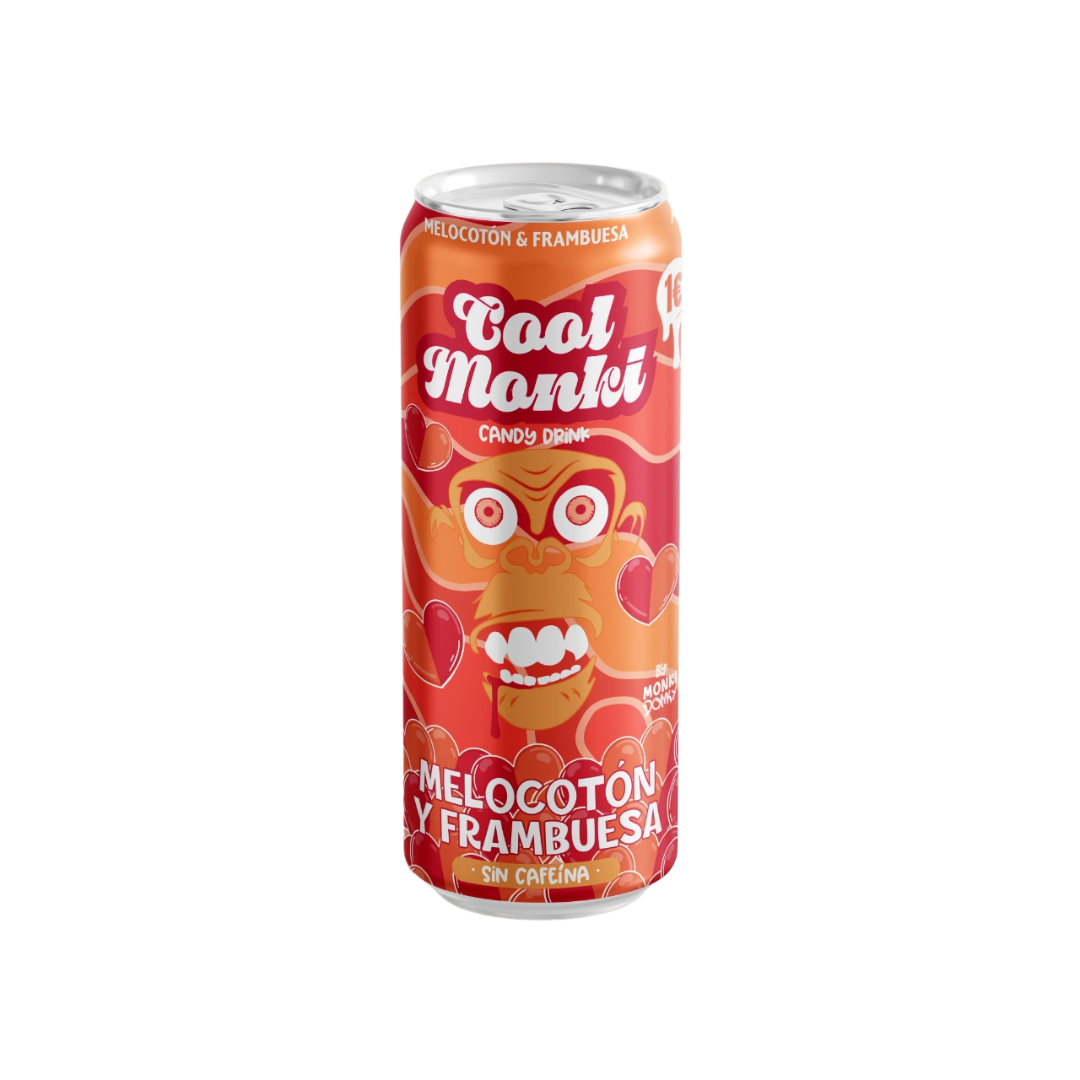 COOL MONKI PESSEGO E FRAMBUESA  500ML