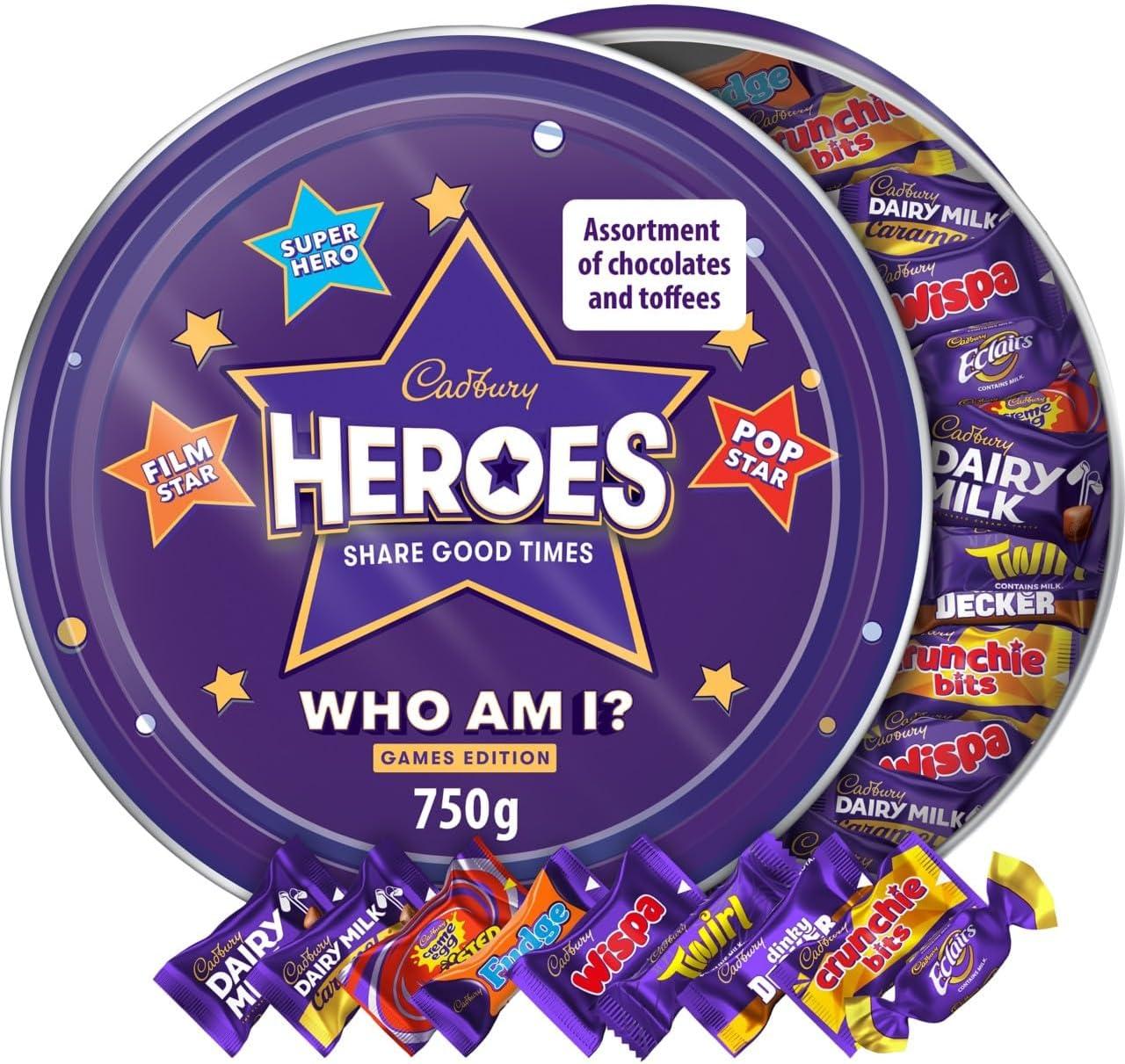 CADBURY HEROES LATA METAL