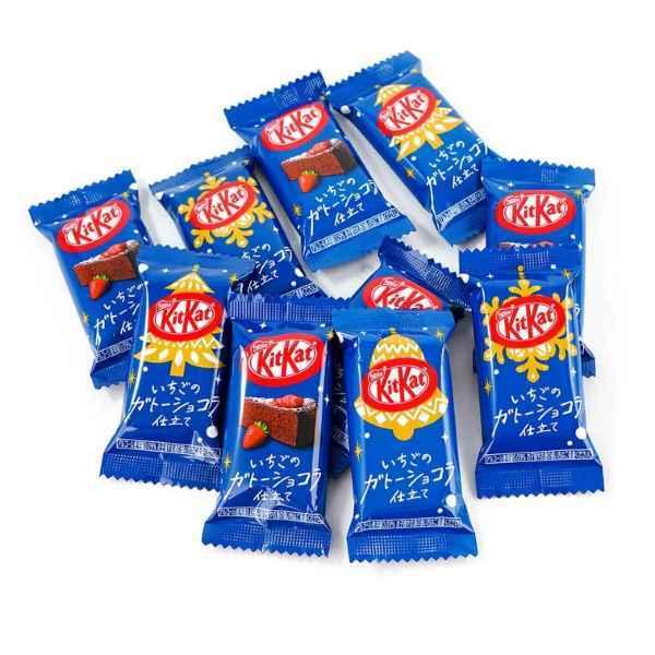 KIT KAT MINI BOLO DE MORANGO JAPAO 