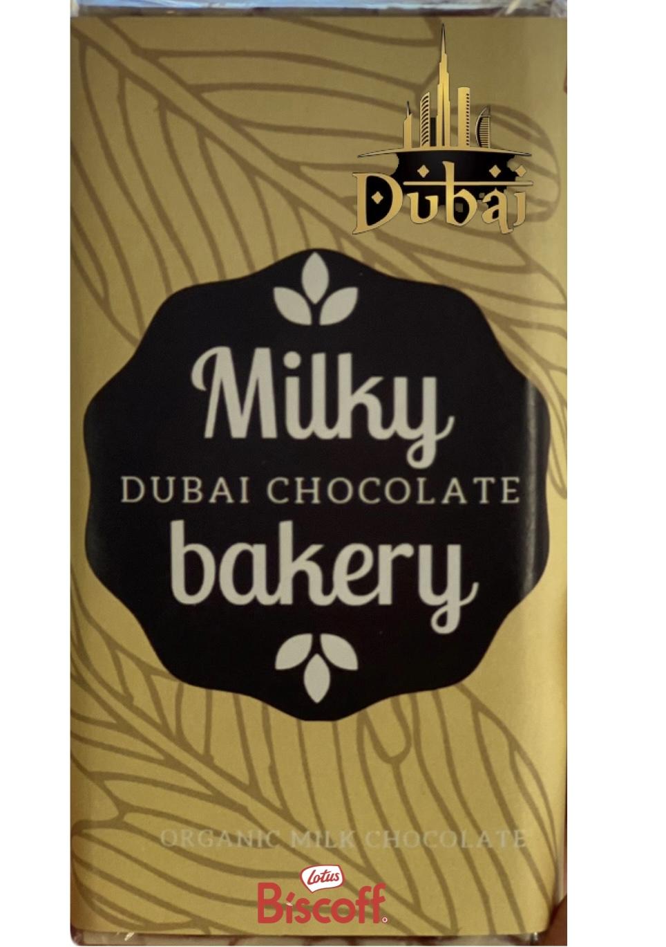 DUBAI VIRAL CHOCOLATE MILKY COM LOTUS BISCOFF