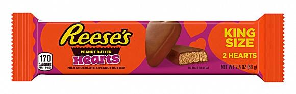 REESES HEARTS KING SIZE